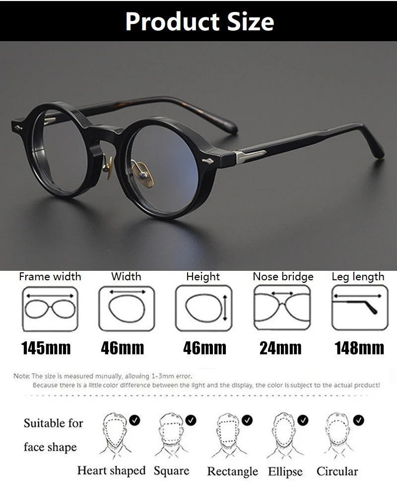 Aimee JMMCR-60 Eyeglasses — Frame Dimensions and Sizing Chart