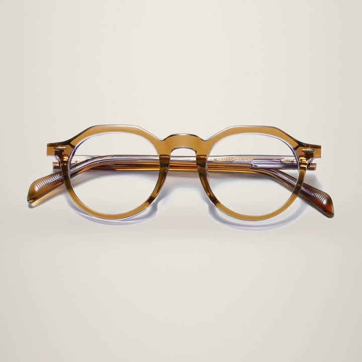Aimee Unisex Full Rim Round Acetate Eyeglasses JMMRVRX — view 3 | Aimee at FuzWeb