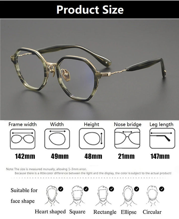 Aimee KMP2505 Eyeglasses — Frame Dimensions and Sizing Chart
