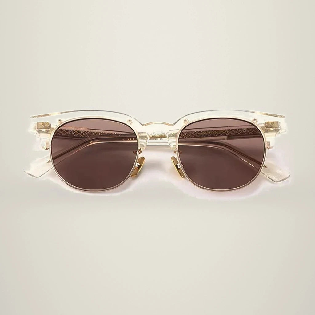 Aimee Unisex Full Rim Round Titanium Acetate Eyeglasses Mand — view 6 | Aimee at FuzWeb