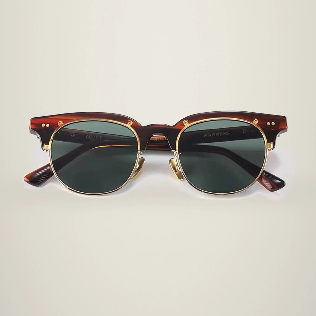 Aimee Unisex Full Rim Round Titanium Acetate Eyeglasses Mand — view 5 | Aimee at FuzWeb