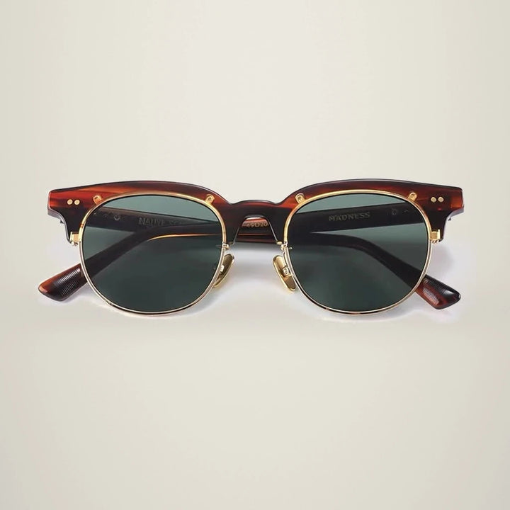 Aimee Unisex Full Rim Round Titanium Acetate Eyeglasses Mand — view 5 | Aimee at FuzWeb