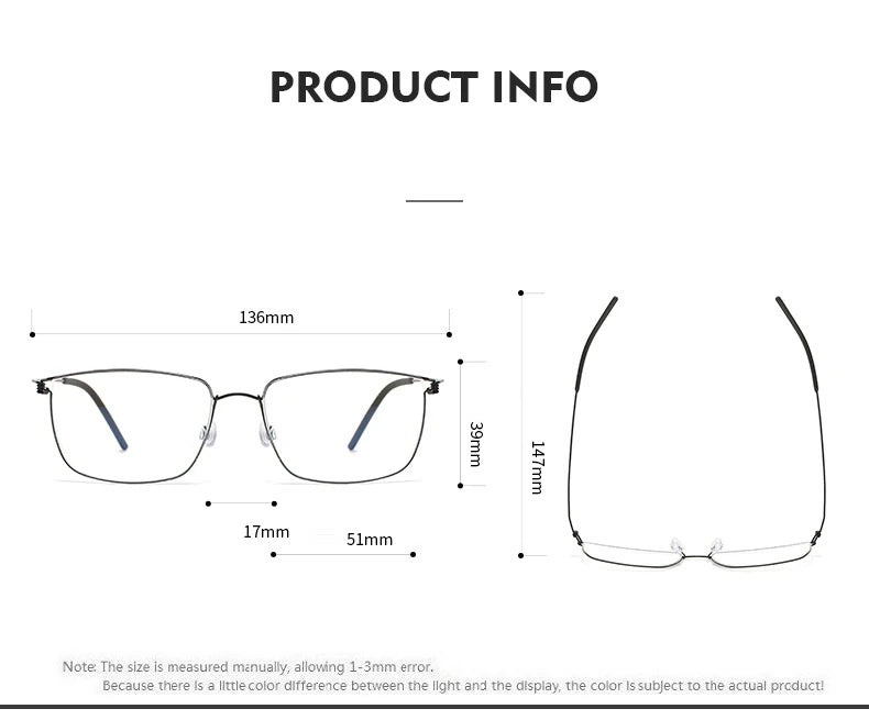 Aimee Nicholas Eyeglasses — Frame Dimensions and Sizing Chart