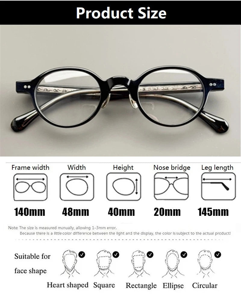 Aimee OR48 Eyeglasses — Frame Dimensions and Sizing Chart