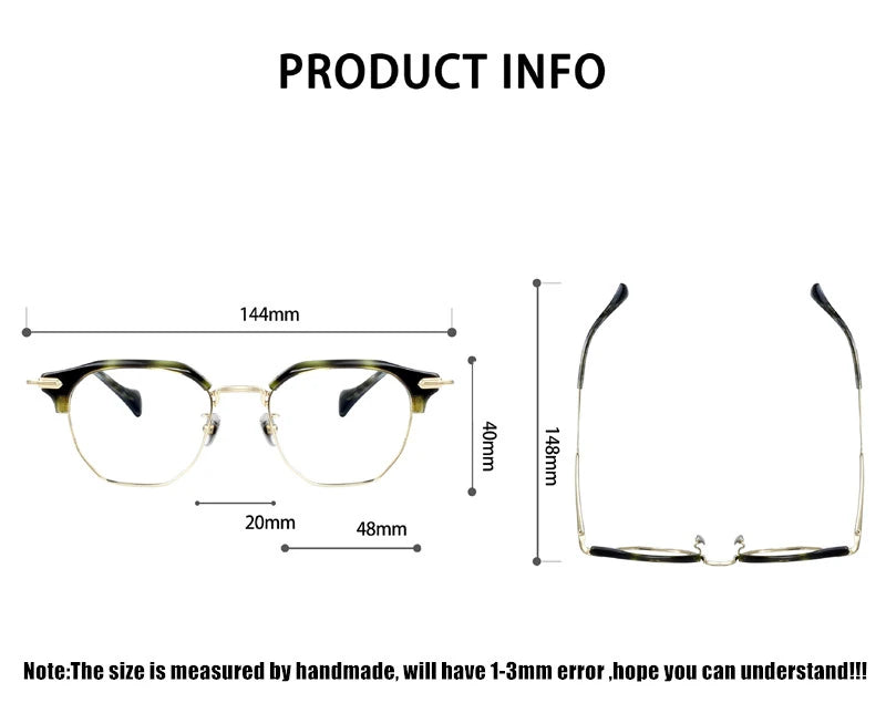Aimee OTW6022 Eyeglasses — Frame Dimensions and Sizing Chart