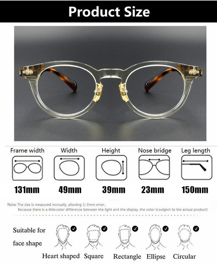 Aimee OTW6031 Eyeglasses — Frame Dimensions and Sizing Chart