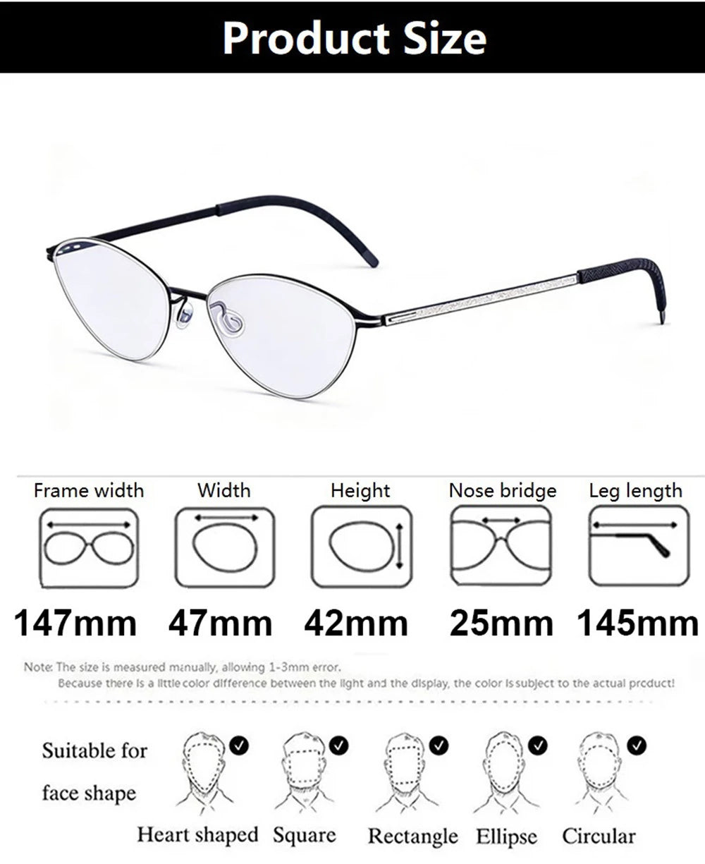 Aimee V465D Eyeglasses — Frame Dimensions and Sizing Chart