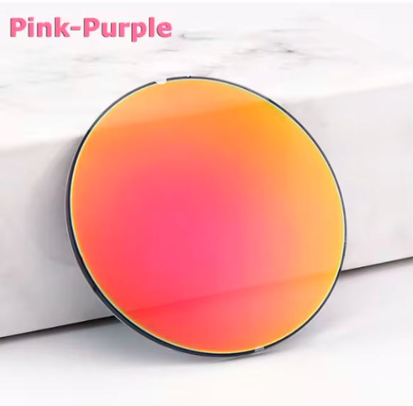 Aimee Single Vision MR Series Polarized Sunglass Lenses Lenses Aimee Lenses 1.56 Mirror Pink/Purple 