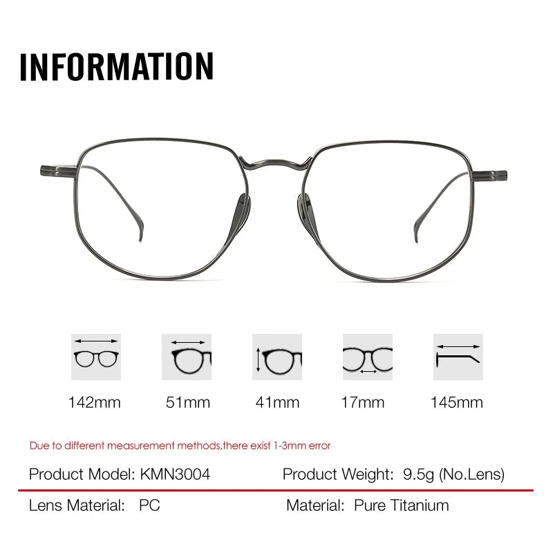 Aror 3004 Eyeglasses — Frame Dimensions and Sizing Chart