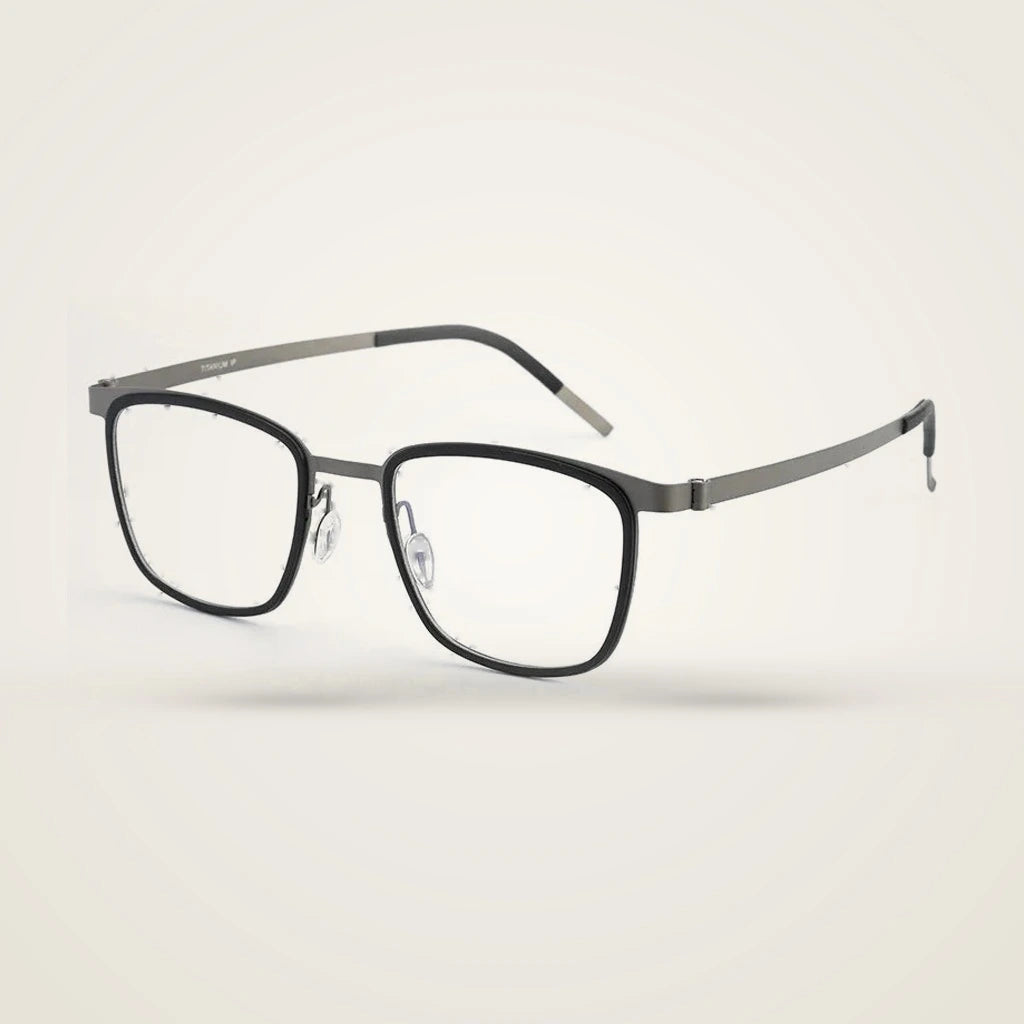 Aror Unisex Full Rim Square TR90 Titanium Eyeglasses 9715 — view 2 | Aror at FuzWeb