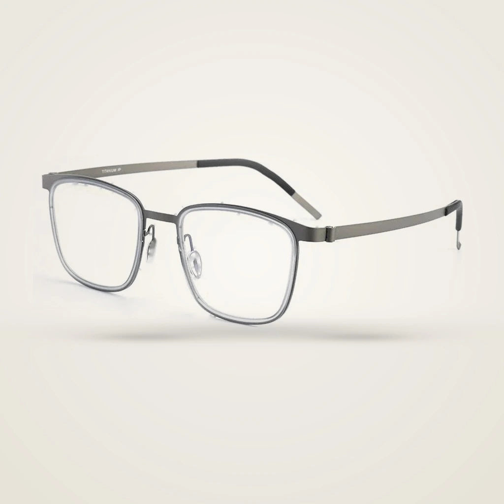 Aror Unisex Full Rim Square TR90 Titanium Eyeglasses 9715 — view 5 | Aror at FuzWeb