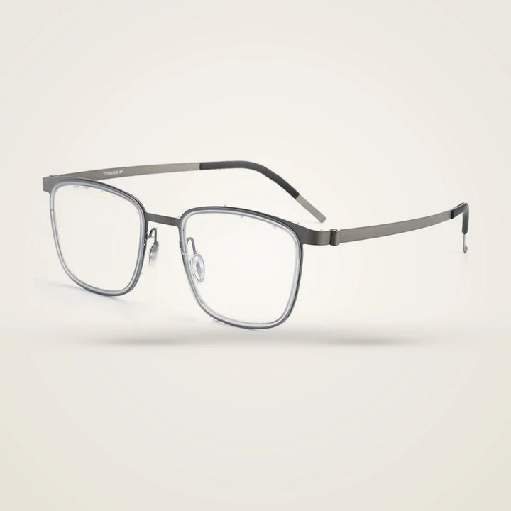 Aror Unisex Full Rim Square TR90 Titanium Eyeglasses 9715 — view 5 | Aror at FuzWeb
