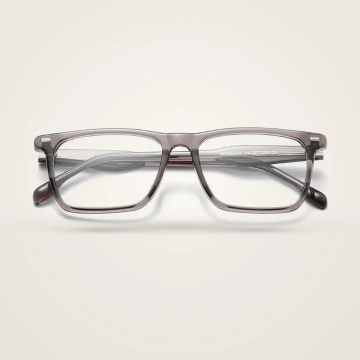 Aror Unisex Full Rim Square Acetate Eyeglasses JMM83RX — view 2 | Aror at FuzWeb