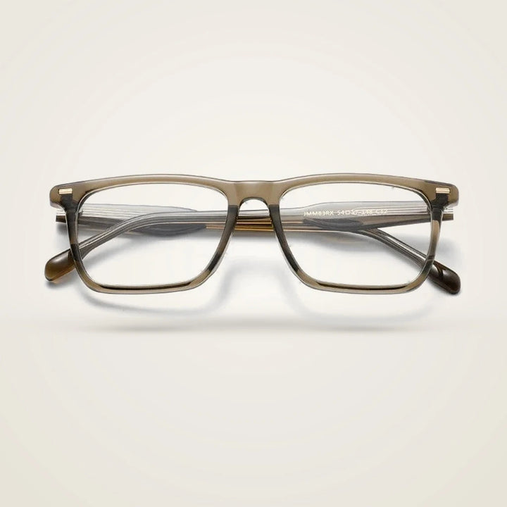 Aror Unisex Full Rim Square Acetate Eyeglasses JMM83RX — view 4 | Aror at FuzWeb