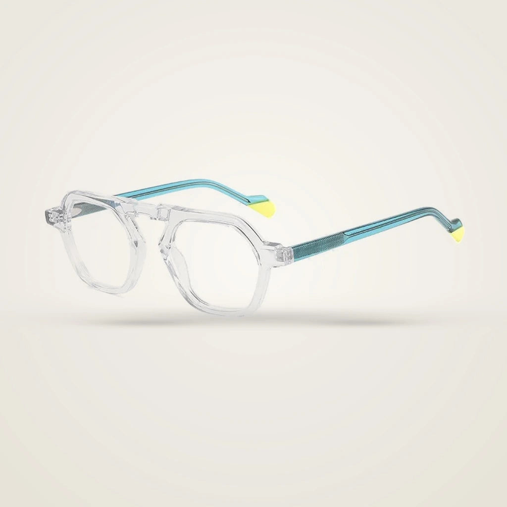 Aror Unisex Full Rim Round Acetate Eyeglasses LM-A6816 — view 2 | Aror at FuzWeb