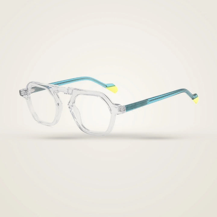 Aror Unisex Full Rim Round Acetate Eyeglasses LM-A6816 — view 2 | Aror at FuzWeb