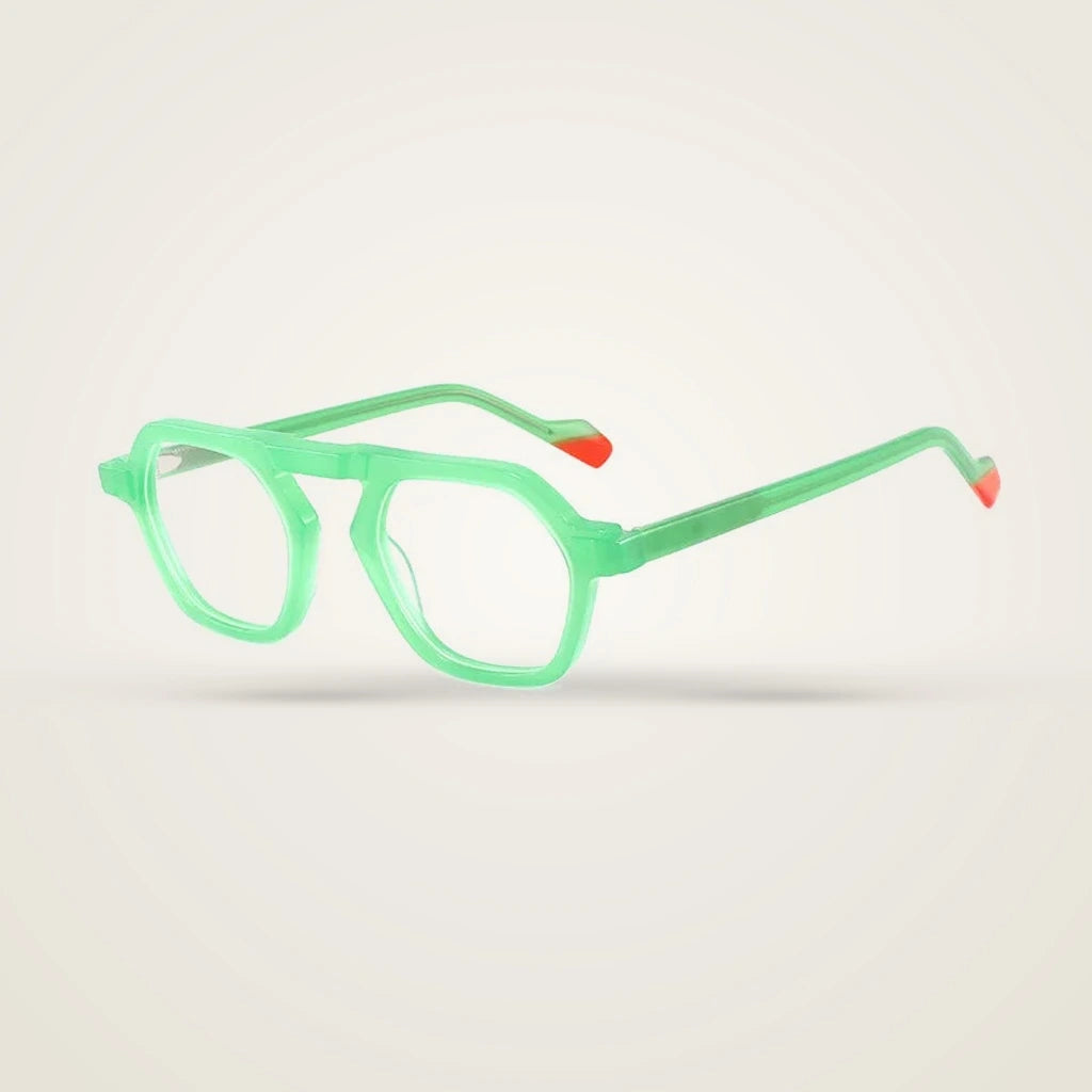 Aror Unisex Full Rim Round Acetate Eyeglasses LM-A6816 — view 1 | Aror at FuzWeb