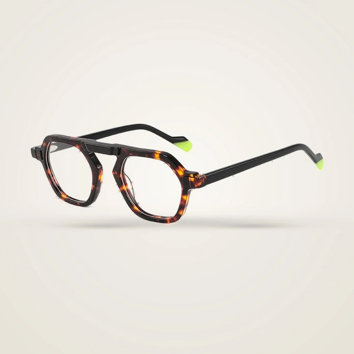 Aror Unisex Full Rim Round Acetate Eyeglasses LM-A6816 — view 3 | Aror at FuzWeb