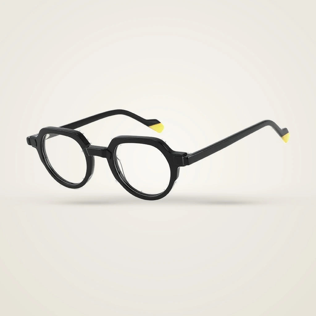 Aror Women's Full Rim Round Acetate Eyeglasses LM-A6818 — view 1 | Aror at FuzWeb