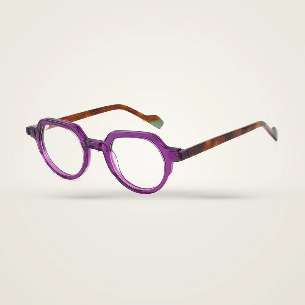 Aror Women's Full Rim Round Acetate Eyeglasses LM-A6818 — view 2 | Aror at FuzWeb