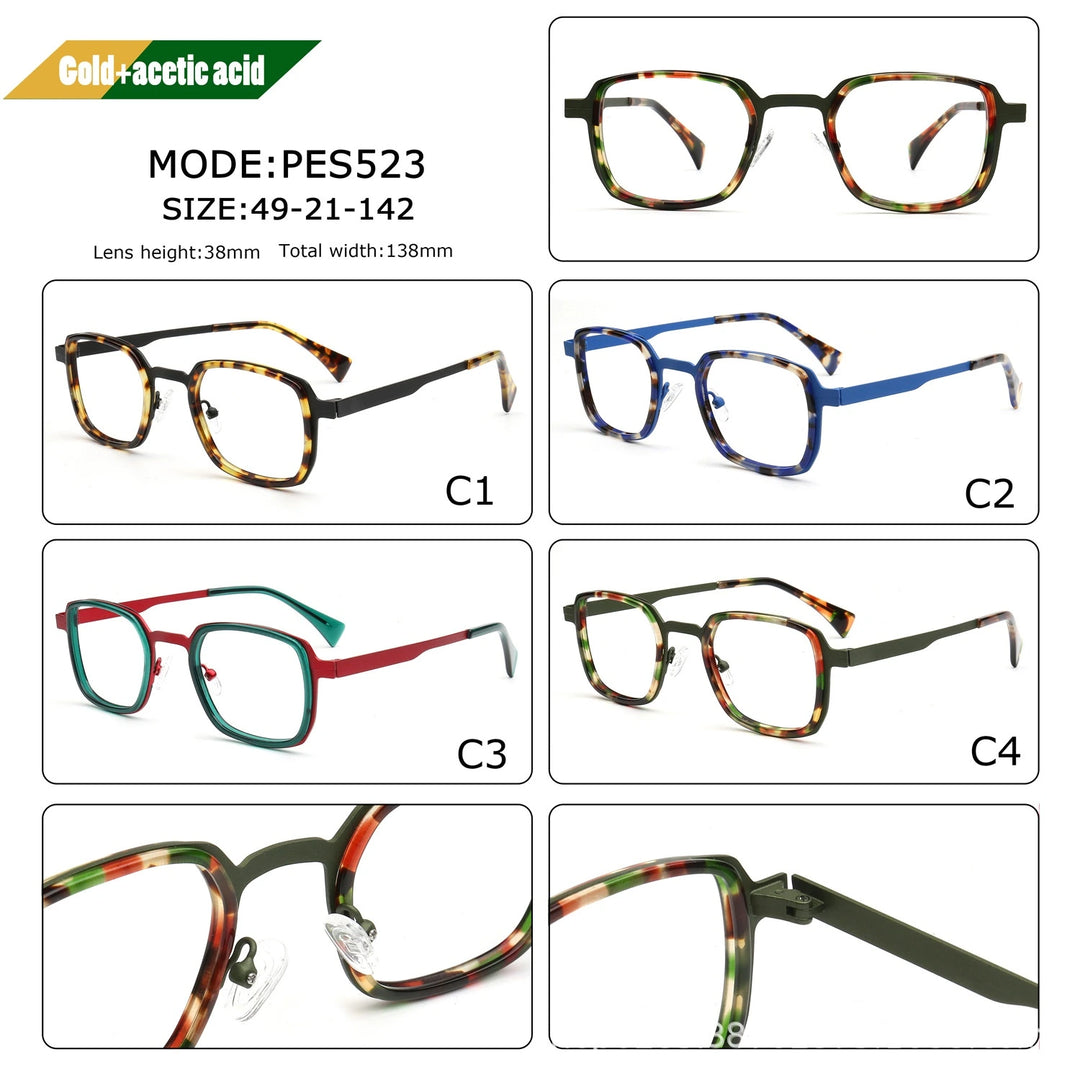 Aror PES523 Eyeglasses — Frame Dimensions and Sizing Chart