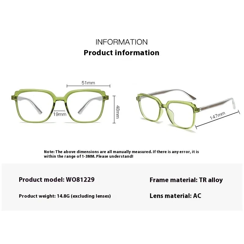 Aror W081229 Eyeglasses — Frame Dimensions and Sizing Chart