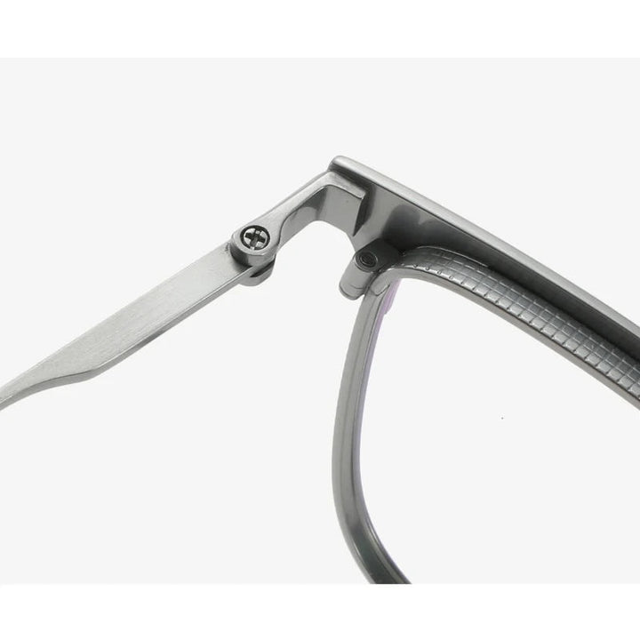 Aror Unisex Full Rim Square Titanium Eyeglasses 247104