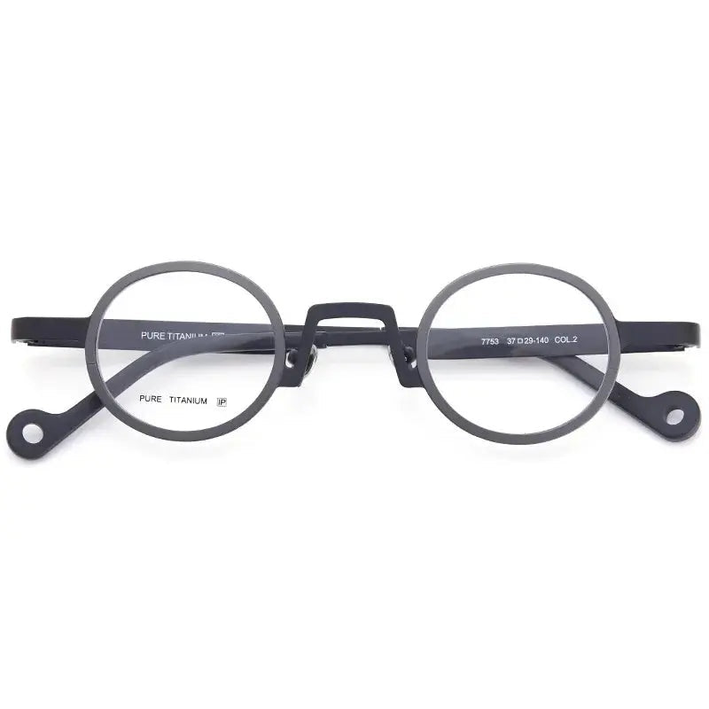 Aror Unisex Full Rim Oval Round Titannium Eyeglasses 47753