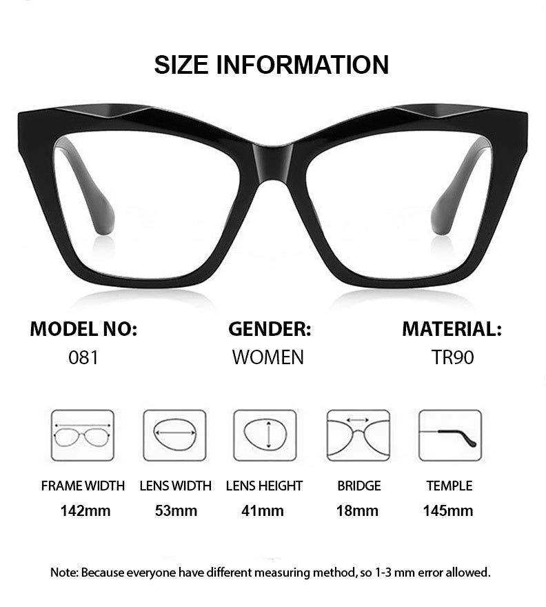 Chashma Ochki Womens Full Rim Square Cat Eye Tr 90 Eyeglasses 881081 — view 1 | Chashma Ochki at FuzWeb