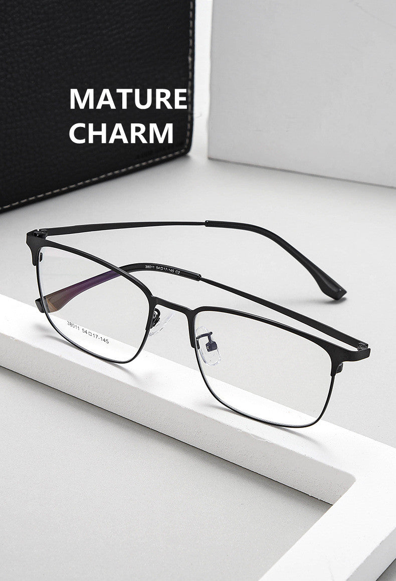 Kocolior Unisex Full Rim Square Alloy Hyperopic Reading Glasses 38011 — view 1 | Kocolior at FuzWeb