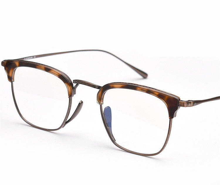 Aimee Unisex Full Rim Square Titanium Acetate Eyeglasses 481112 — view 2 | Aimee at FuzWeb