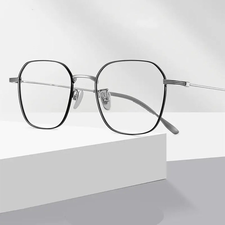 Kocolior Womens Full Rim Square Titanium Frames 241900 — view 1 | Kocolior at FuzWeb