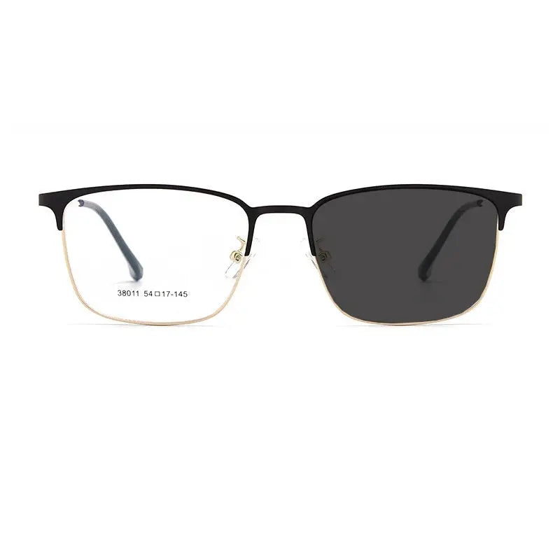 Kocolior Unisex Full Rim Square Alloy Hyperopic Reading Glasses 38011.