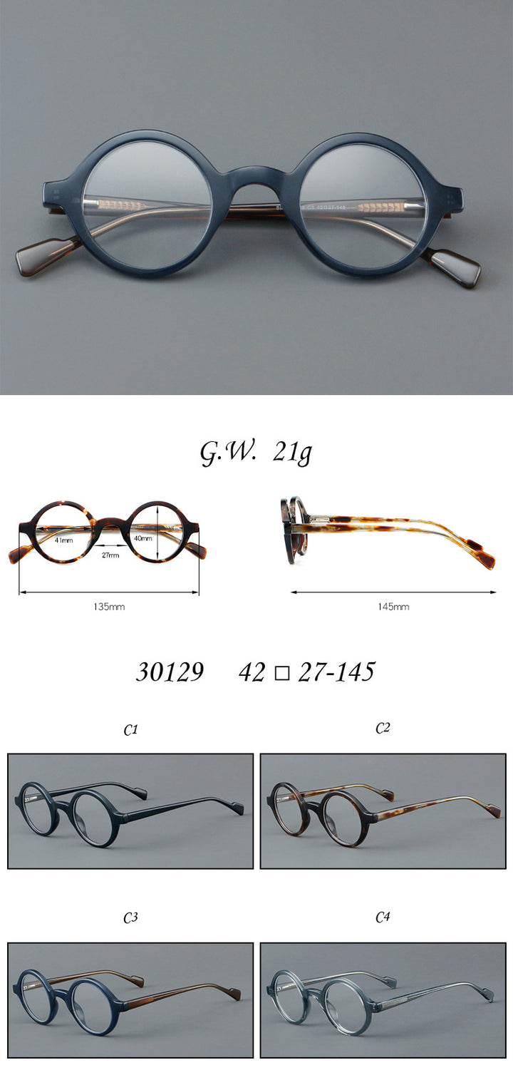 Vicky Womens Full Rim Round Acetate Reading Glasses 30129 — view 1 | Vicky at FuzWeb