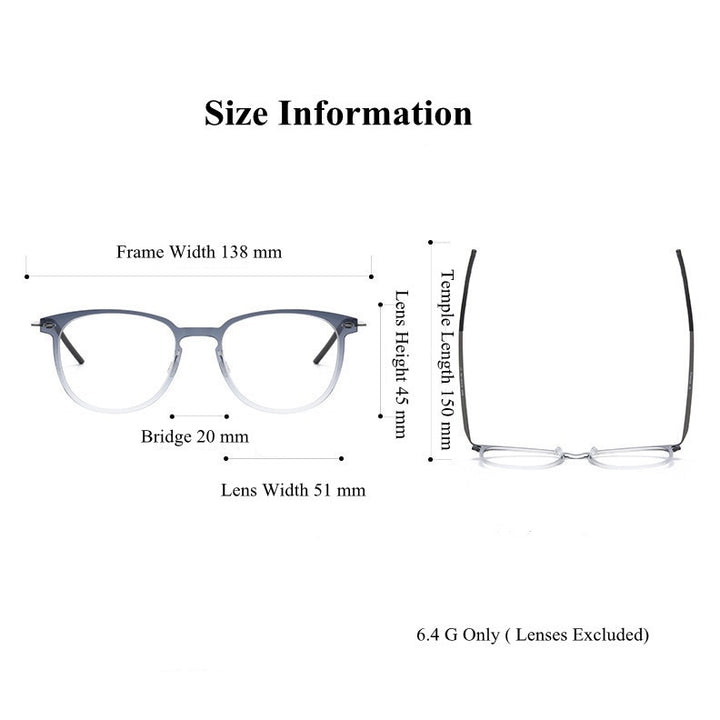 Chashma Ochki Womens Full Rim Square Nylon Titanium Eyeglasses 316549 — view 1 | Chashma Ochki at FuzWeb