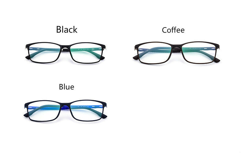Brightzone Unisex Eyeglasses Square Full Rim Tr90 Ultem 621 — view 2 | Brightzone at FuzWeb