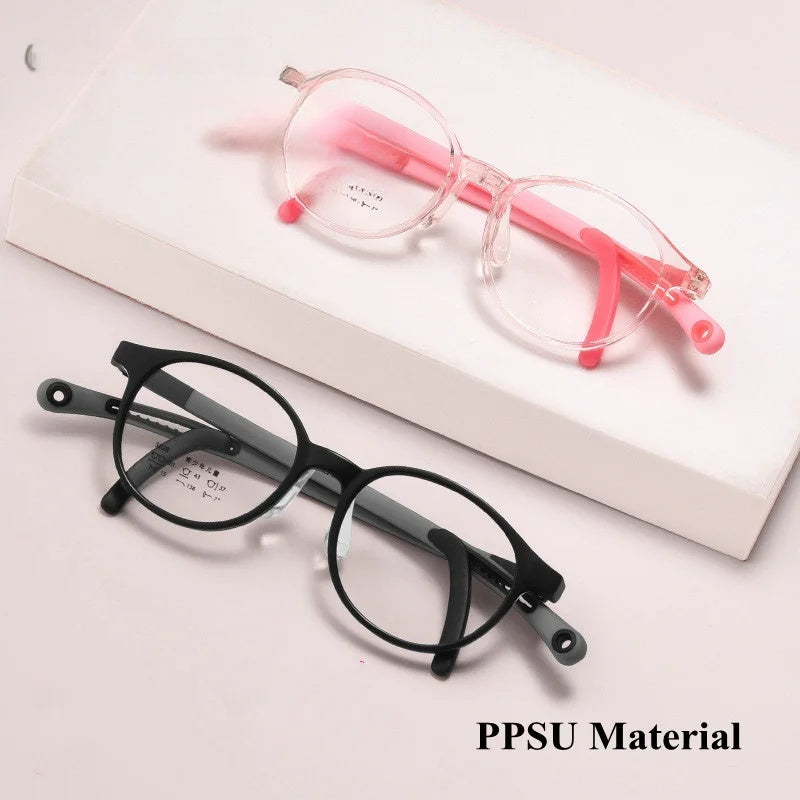 Chashma Unisex Childrens Full Rim Round Tr 90 Titanium Eyeglasses 5028 — view 13 | Chashma at FuzWeb