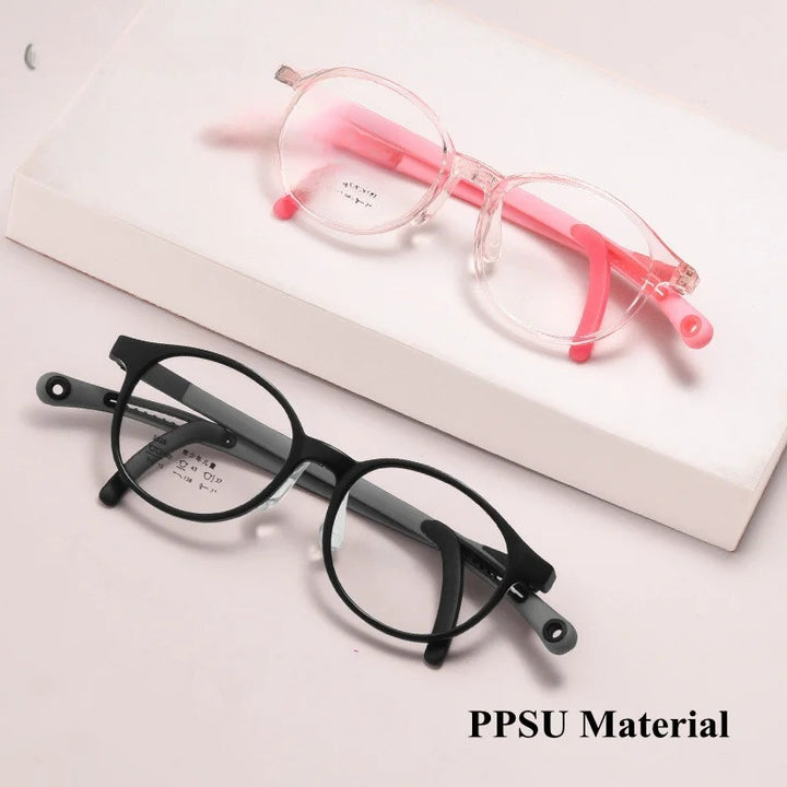 Chashma Unisex Childrens Full Rim Round Tr 90 Titanium Eyeglasses 5028 — view 13 | Chashma at FuzWeb