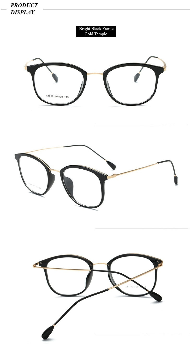 Chashma Unisex Full Rim Square Tr 90 Titanium Eyeglasses 851097.