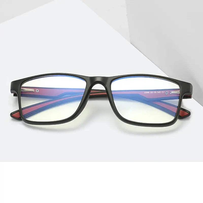 Kocolior 238800 Unisex Full Rim Square Tr 90 Titanium Frames FuzWeb