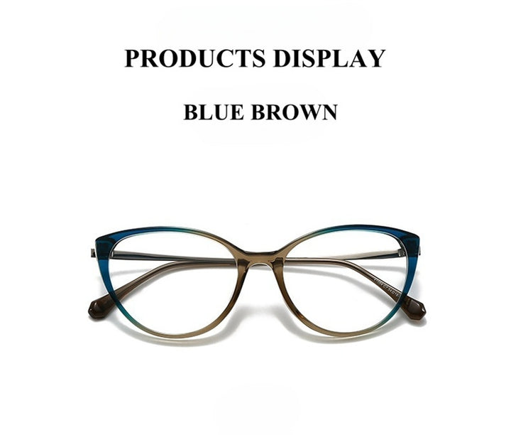 Chashma Ochki Womens Full Rim Cat Eye Fashion Acetate Eyeglasses 341084 — view 2 | Chashma Ochki at FuzWeb