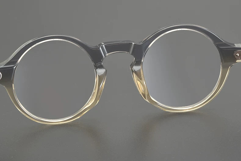 Aimee Unisex Full Rim Round Acetate Eyeglasses 29532 — view 2 | Aimee at FuzWeb