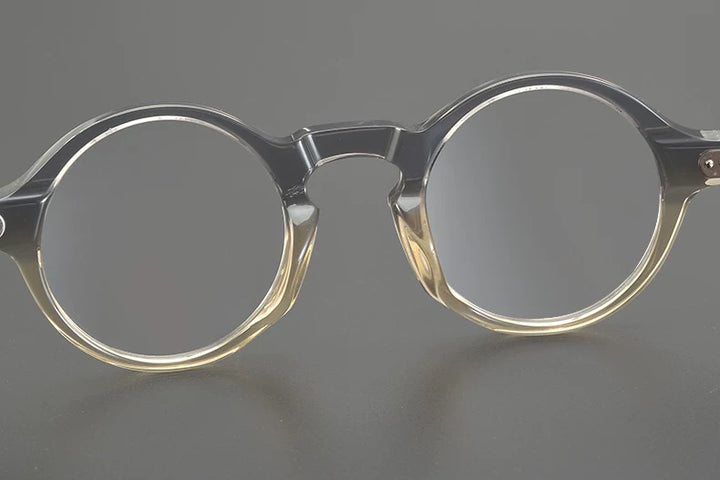 Aimee Unisex Full Rim Round Acetate Eyeglasses 29532 — view 2 | Aimee at FuzWeb