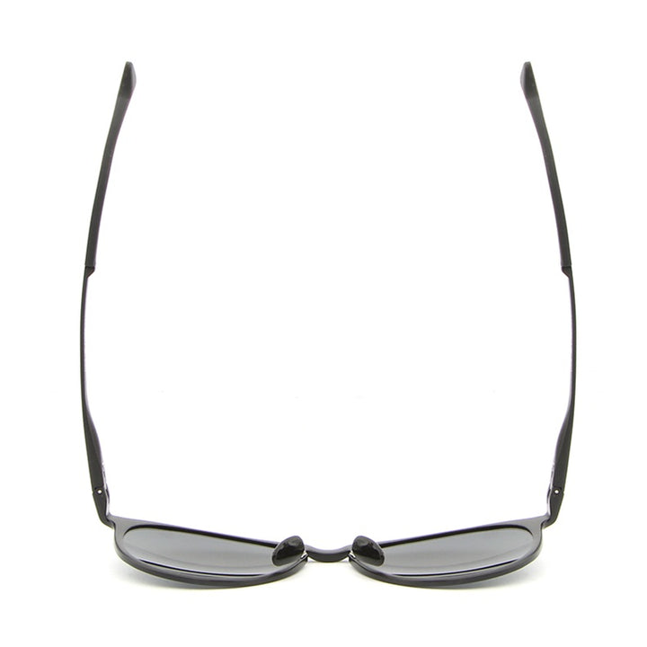 Hdcrafter Unisex Full Rim Oval Round Aluminum Frame Polarized Sunglasses L6625 — view 10 | Hdcrafter Sunglasses at FuzWeb