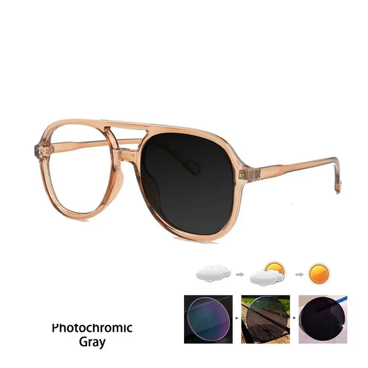 Kocolior Unisex Full Rim Square Double Bridge Tr 90 Reading Glasses 73312.