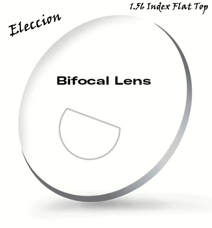 Eleccion 1.56 Index Flat Top Bifocal Clear Lenses Lenses Eleccion Lenses