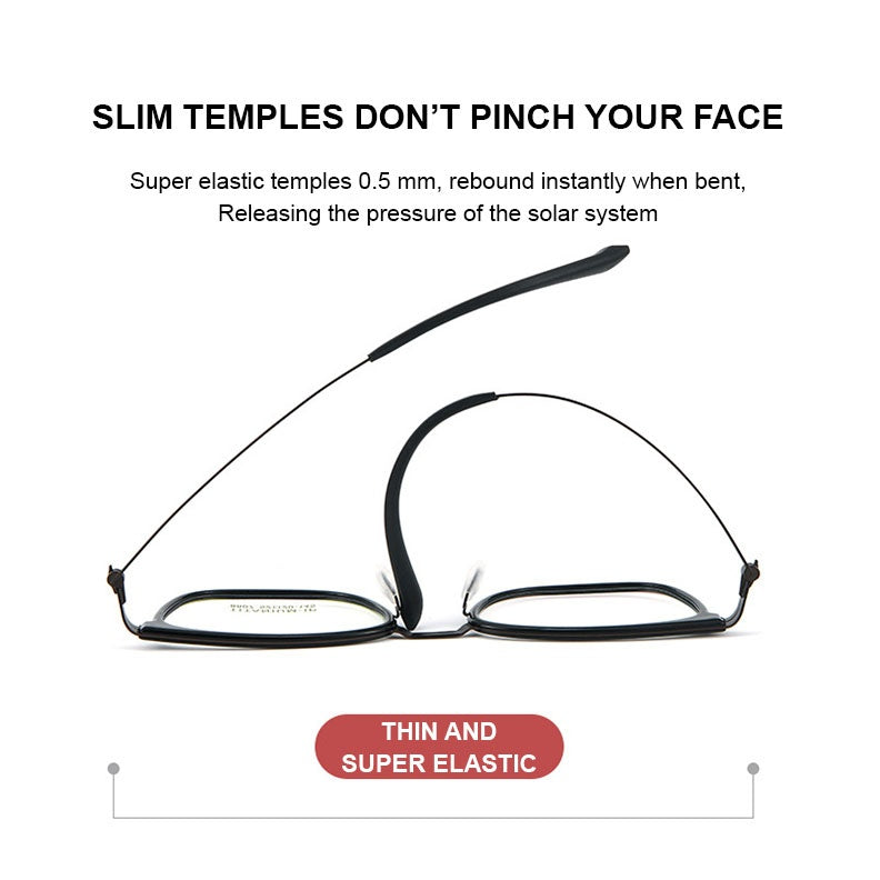 Chashma Unisex Full Rim Square Titanium Tr 90 Eyeglasses 8807 — view 5 | Chashma at FuzWeb