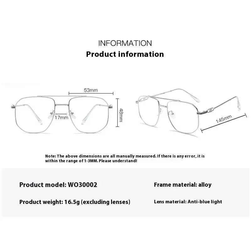 Aror 30002 Eyeglasses — Frame Dimensions and Sizing Chart