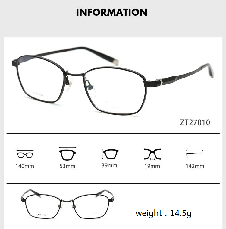 Aimee Unisex Full Rim Polygon Square Titanium Eyeglasses 327010 — view 1 | Aimee at FuzWeb
