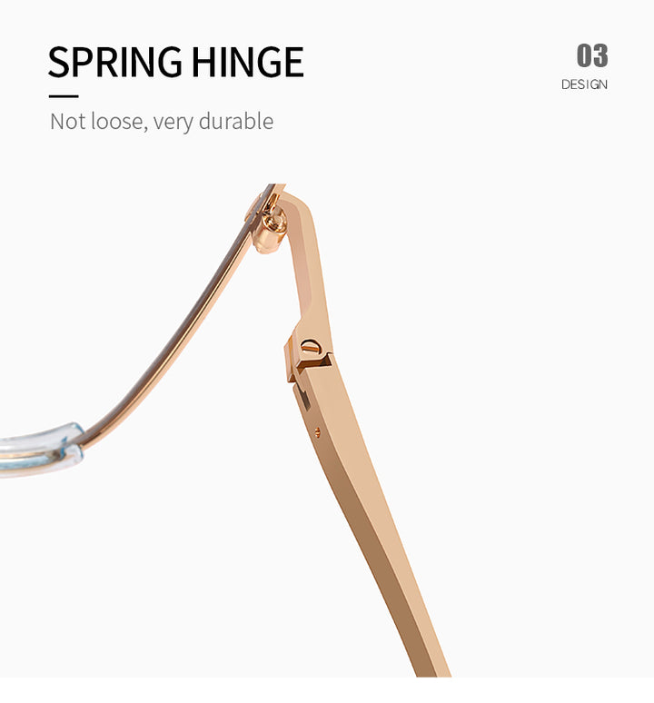 Handoer Womens Full Rim Square Cat Eye Tr 90 Alloy Eyeglasses 82112 — view 4 | Handoer at FuzWeb